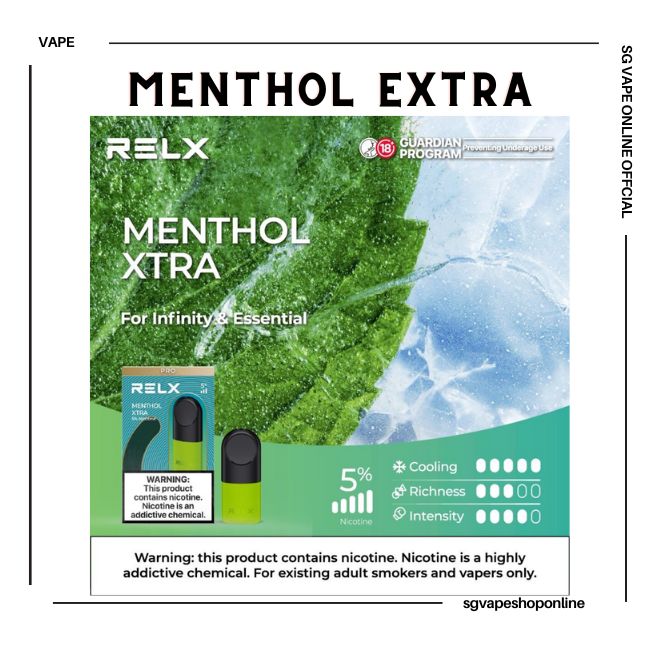 relx-infinity-pod-menthol-extra-vape-shop-singapore